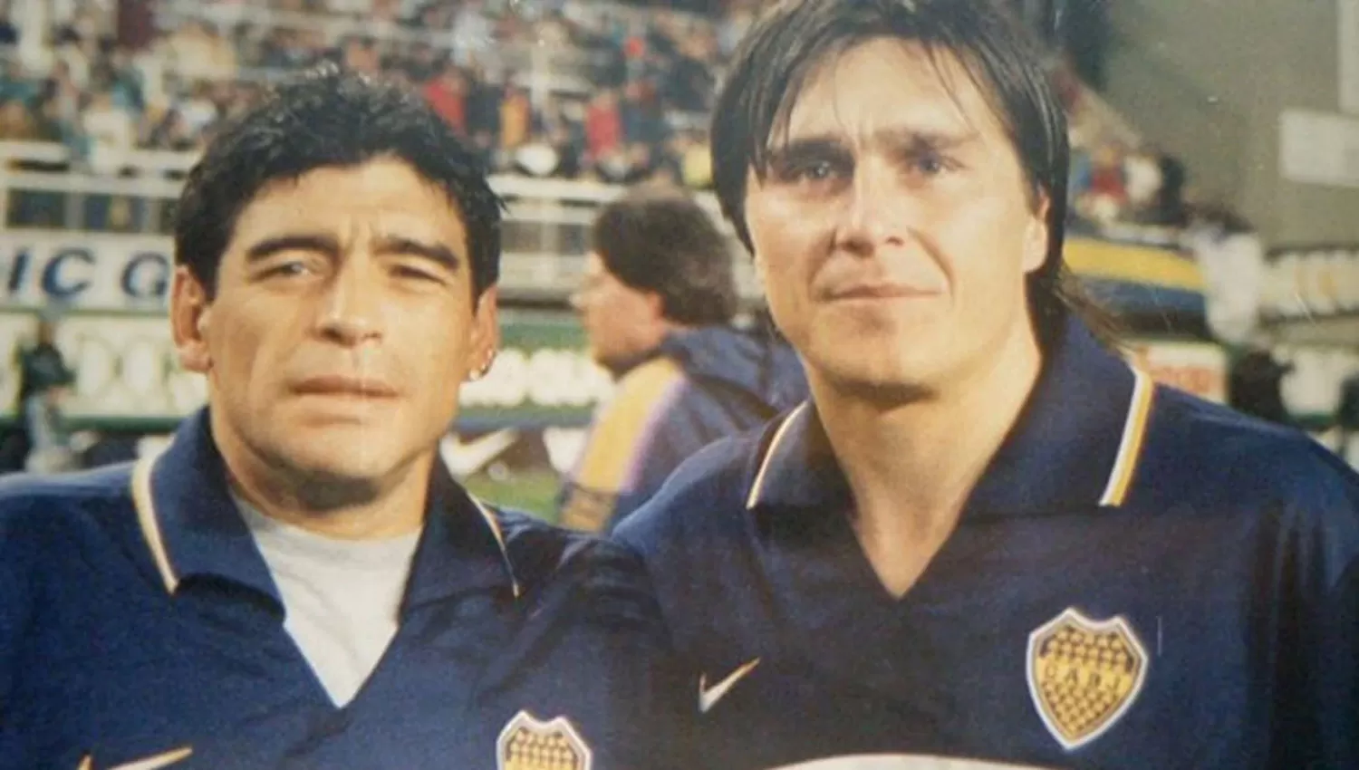 EL ÚLTIMO AVATAR. Después de la pelea, Maradona y Toresani formaron parte del plantel de Boca.