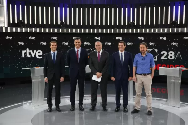 El debate de los candidatos paralizó España