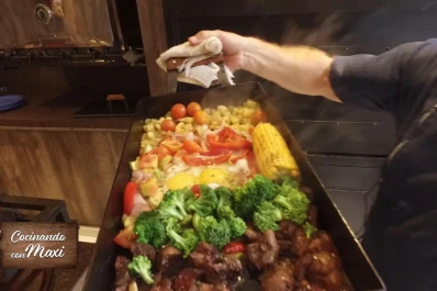Hoy, en Cocinando con Maxi: riñones con choclo a la plancha