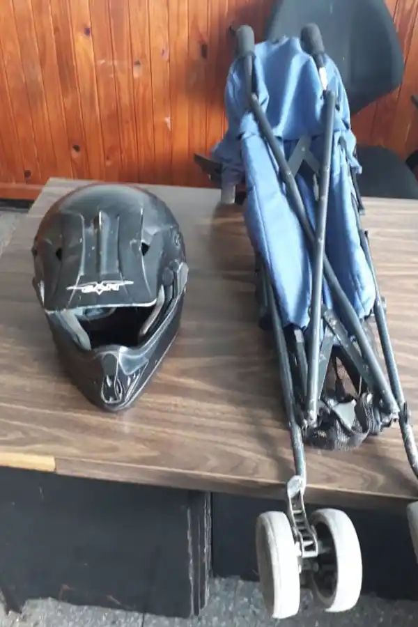 SECUESTRO. Los elementos que pretendía llevarse.