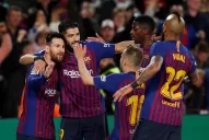 Barcelona, campeón por Messi