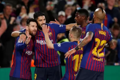Barcelona, campeón por Messi
