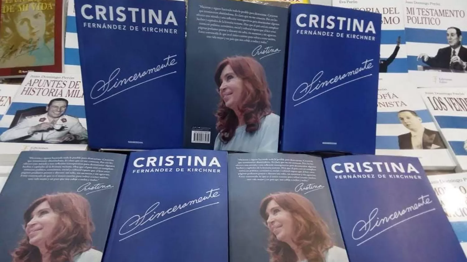 SINCERAMENTE. Se calcula que el libro de Cristina llegará entre 7 y 10 días a la provincia. 