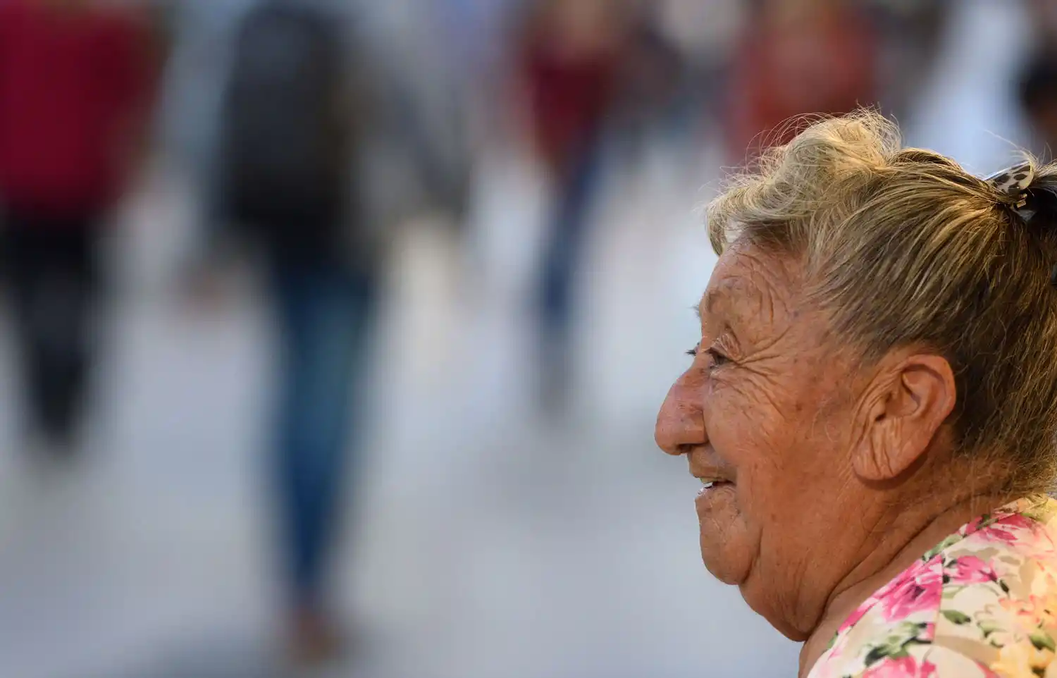 COMPLETA. Sus nueve nietos compensan la ausencia de su único y gran amor, Antonio.