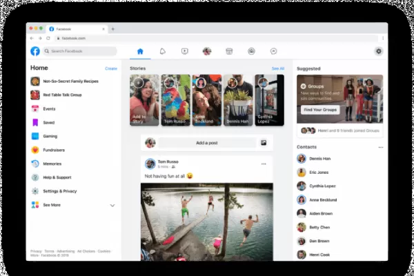 Así será el mayor rediseño de Facebook en los últimos cinco años