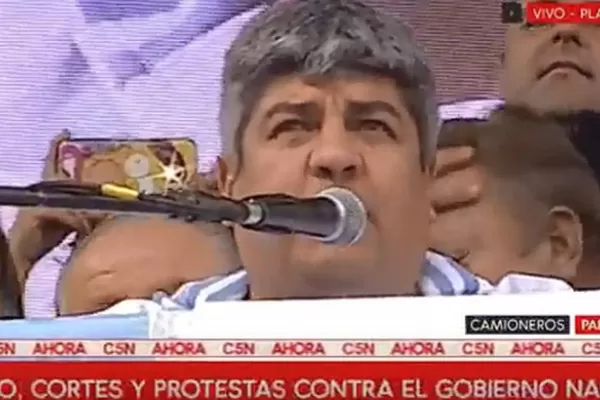 Pablo Moyano, de Camioneros: el paro fue contundente