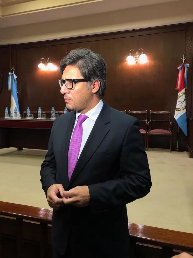 ENCUENTRO INTERNACIONAL DE JUECES. El ministro Germán Garavano este lunes en Rosario, Santa Fe. la gaceta / foto de irene benito