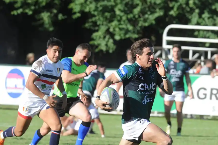 UNA MÁQUINA. Cuando Tucumán Rugby se lanza a jugar, es casi imparable.