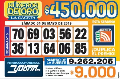 Los Números de Oro de LA GACETA
