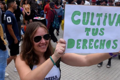 ¡Basta de presos por cultivar! Reclamaron por la despenalización de la marihuana