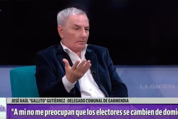 No me preocupa que los electores se cambien de domicilio, lanzó Gallito Gutiérrez