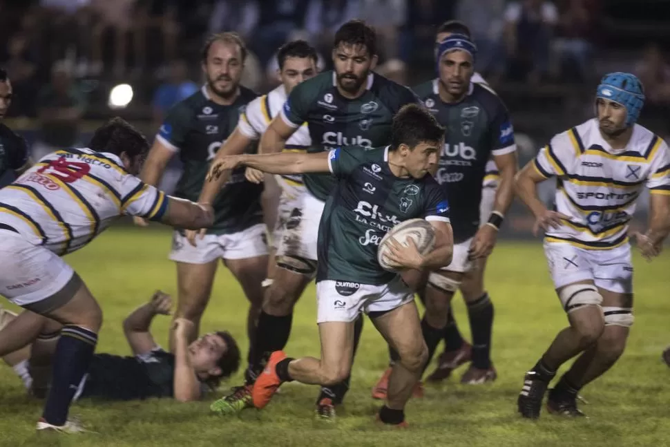 RITMO TOTAL. En su faceta ofensiva, Tucumán Rugby se ha mostrado muy vertical; en la defensiva, disciplinado y firme. la gaceta / foto de DIEGO ARAOZ 