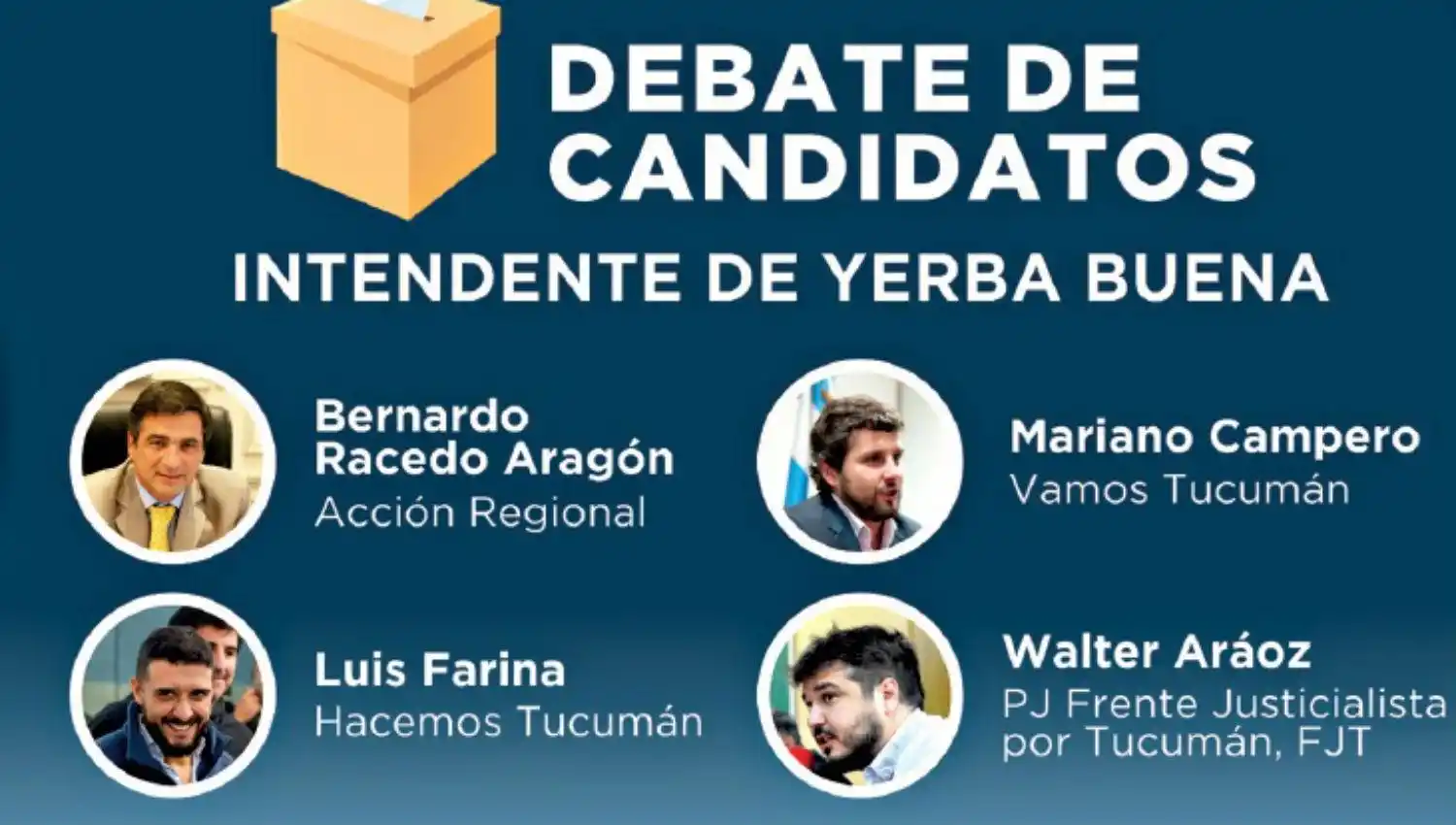 La inseguridad, el tema elegido por los lectores para los candidatos a intendente de Yerba Buena