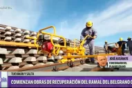 Obras en el ramal del Belgrano Cargas: es una recuperación integral en todo el norte argentino