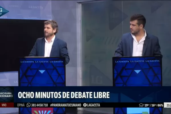 El ambiente se calentó en los ocho minutos de debate libre