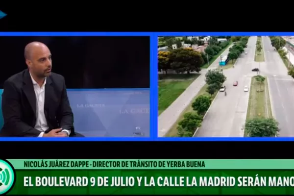 Tránsito en Yerba Buena: el Boulervard 9 de Julio y la calle Lamadrid serán mano única