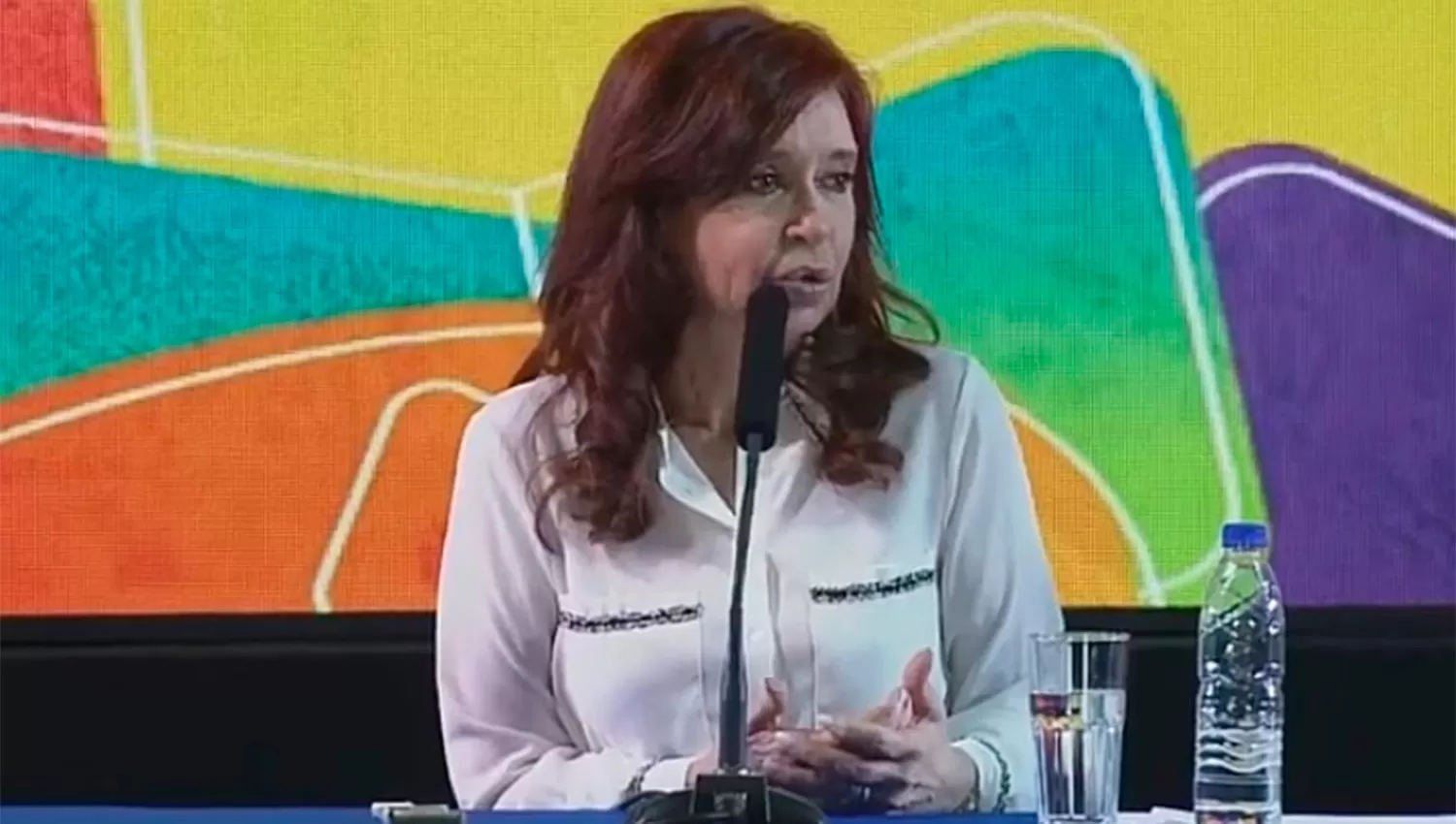 La ex presidenta habló desde la Sociedad Rural de Buenos Aires. CAPTURA DE PANTALLA