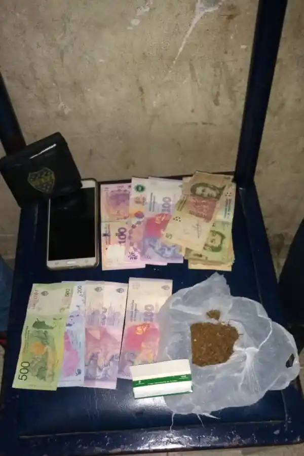 Dos detenidos por vender drogas durante la protesta en el microcentro