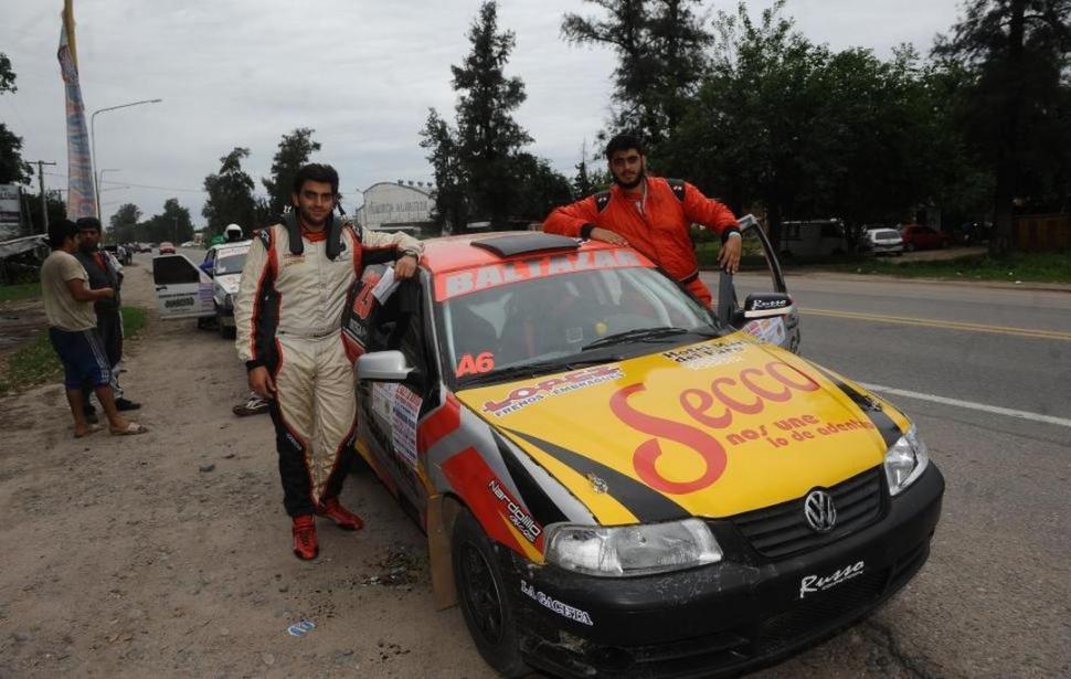 RECUERDO. “Pabloso” y “Berroso” compitieron en el rally provincial en 2015.