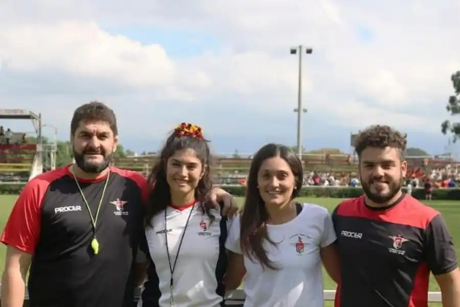 HACEN EQUIPO. Pablo Varela, Belén Maroni, Lucía Vidal y Alejandro Rodríguez.  