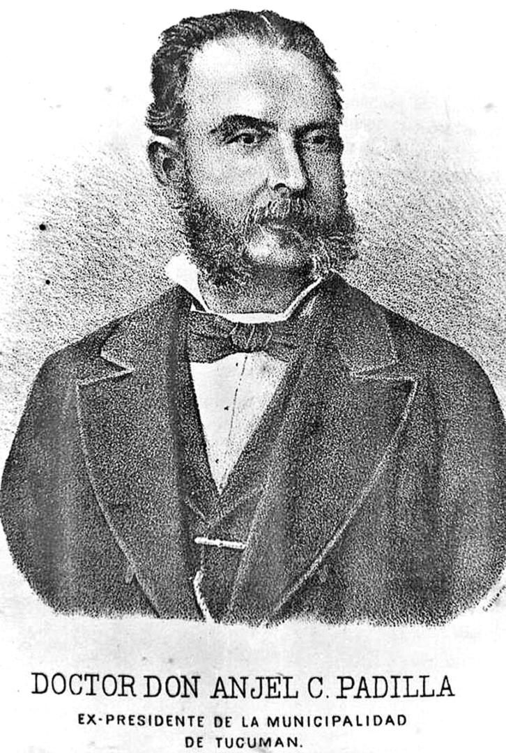 DIBUJO DE 1884. En la “Guía Hat”, se publicó este retrato a pluma de Ángel C. Padilla