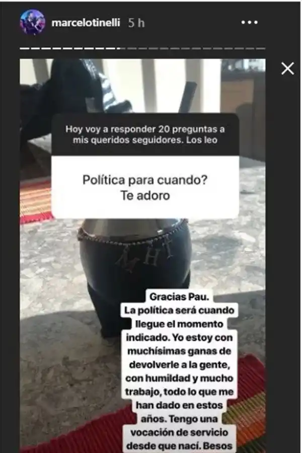 Marcelo Tinelli quiere ser Presidente: sería algo hermoso