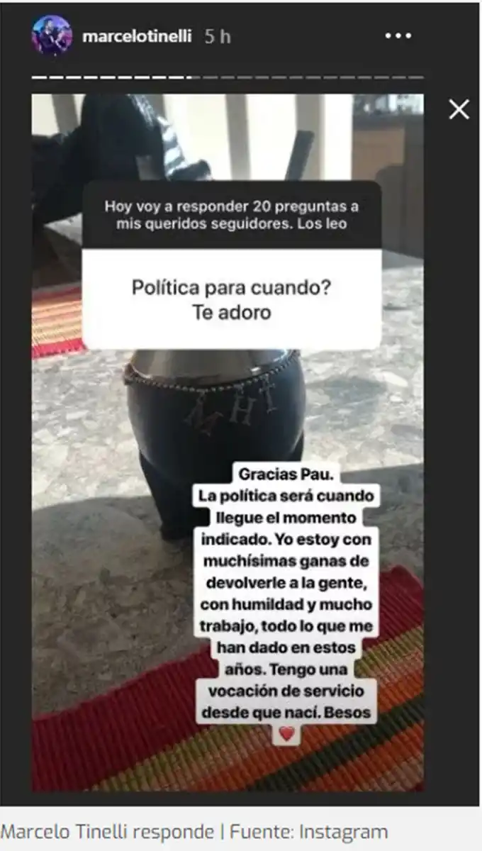 Marcelo Tinelli quiere ser Presidente: sería algo hermoso