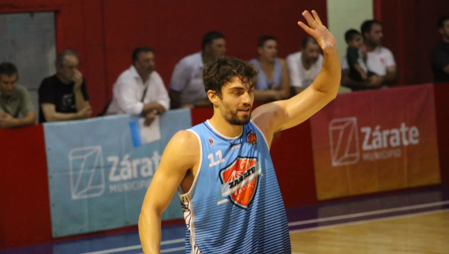 Patricio Aranda lleva dos temporadas en Zárate Basket. (FOTO TOMADA DE area18.com.ar)