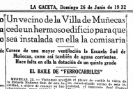Villa Muñecas, una localidad que en 1932 estaba bastante alejada de San Miguel de Tucumán