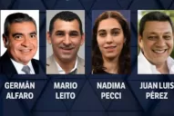 Cómo se presentaron los candidatos a intendente de capital antes del debate