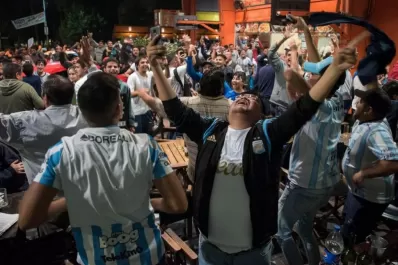 La fiesta fue “albiceleste”