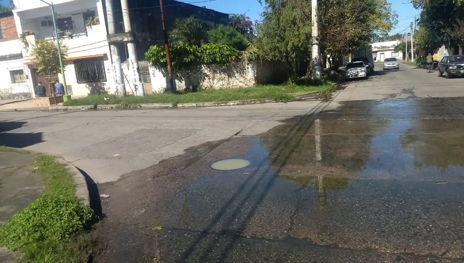 Líquidos cloacales en San Martín y Saavedra