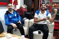 Atlético tuvo un viaje con demora pero recargado de buena onda