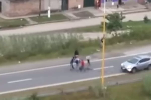 Vecinos registraron un “robo piraña” en la avenida Circunvalación
