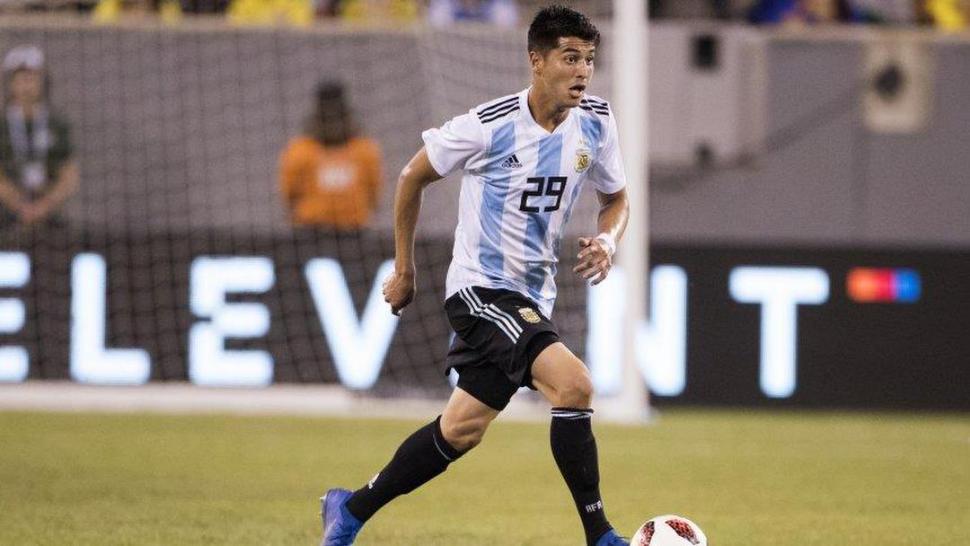 OPORTUNIDAD. Exequiel Palacios espera tener la suya en la Copa América.  