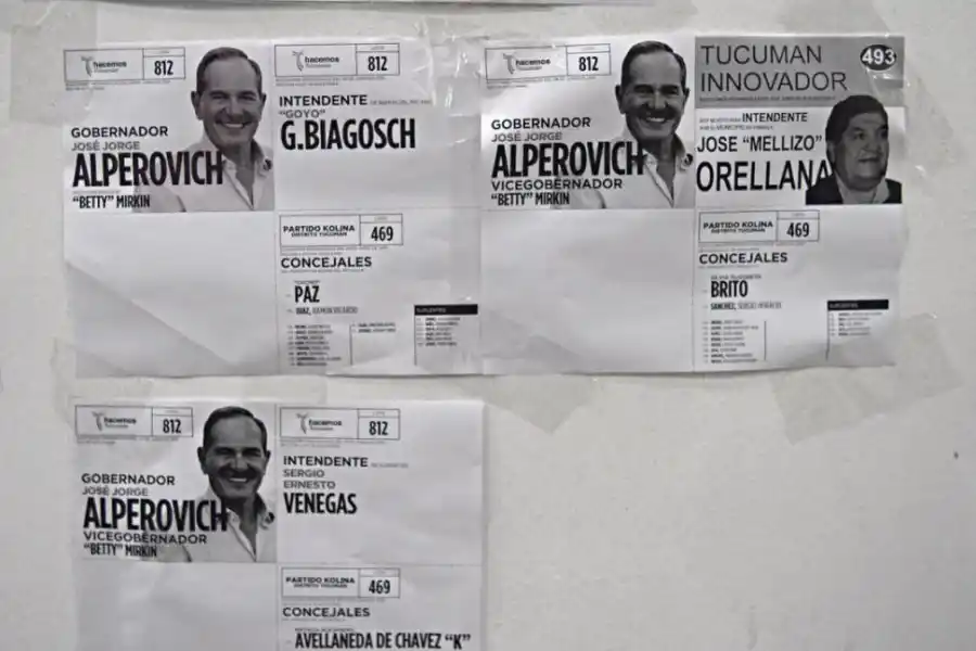 MELLIZO CON JOSÉ. Orellana, en la boleta junto al senador José Alperovich.