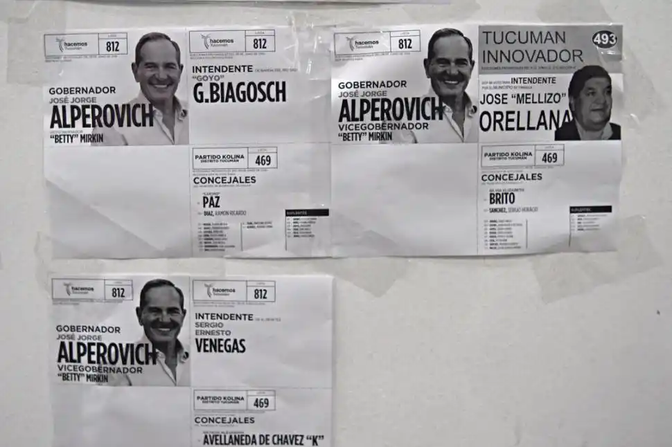 MELLIZO CON JOSÉ. Orellana, en la boleta junto al senador José Alperovich.