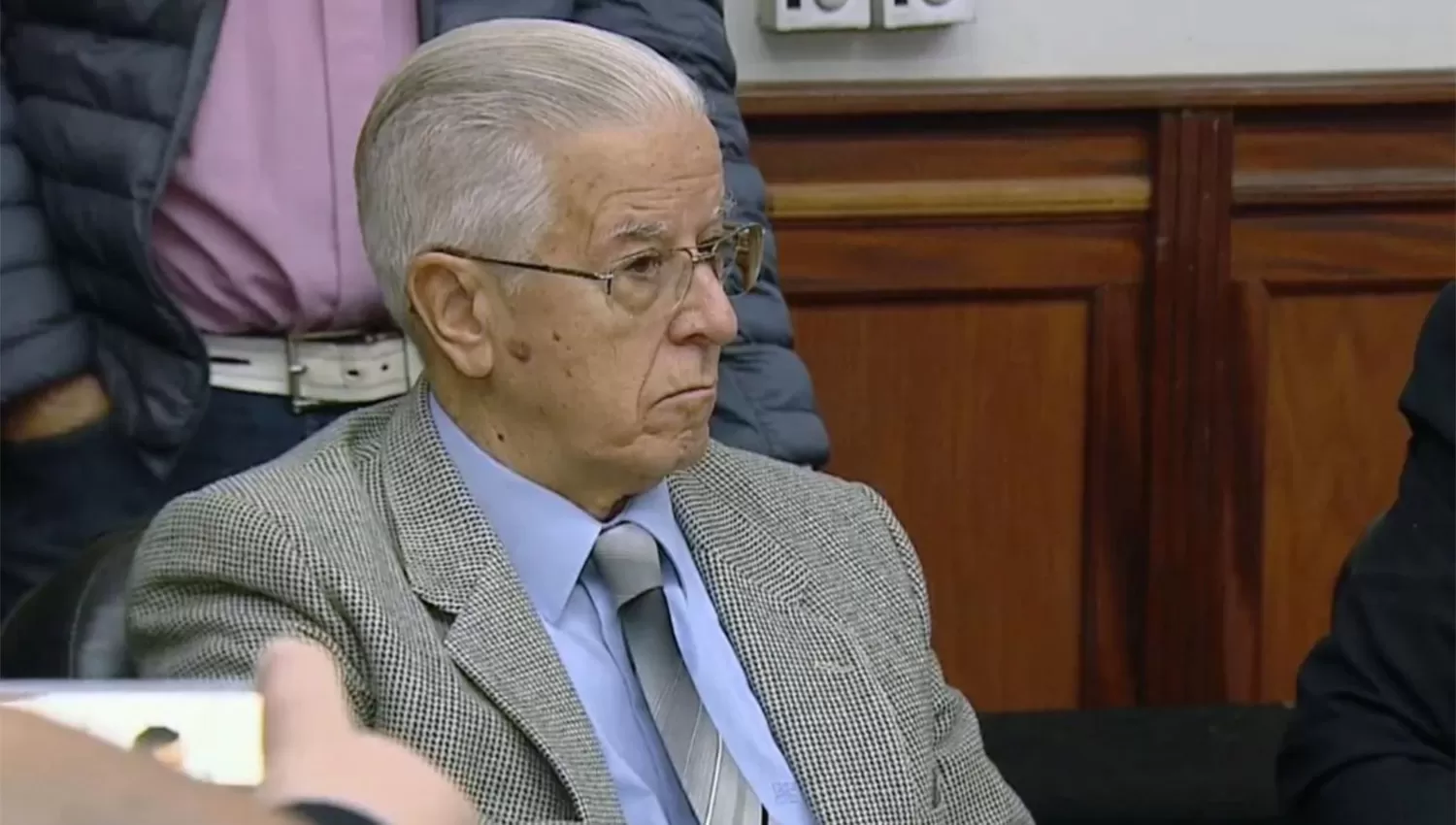 El abogado Gustavo Rivas, durante el juicio en su contra.