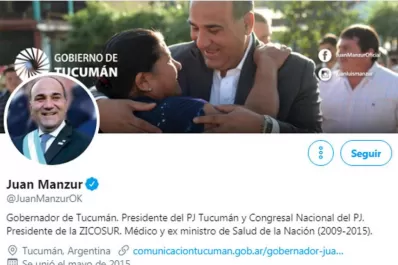 En Twitter, primeros Manzur-Jaldo, segundos Elías de Pérez-Paz