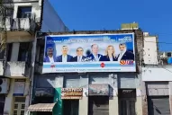 Vamos Tucumán colocó una gigantografía con un error ortográfico