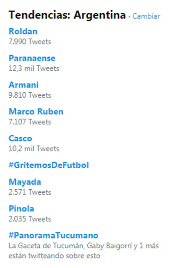 Los candidatos a la vicegobernación hicieron que Panorama Tucumano sea tendencia