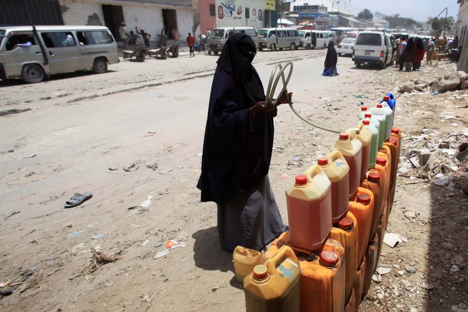 EN LA MIRA. Mogadiscio, la capital de Somalia, está en la mira de ataques terroristas. REUTERS