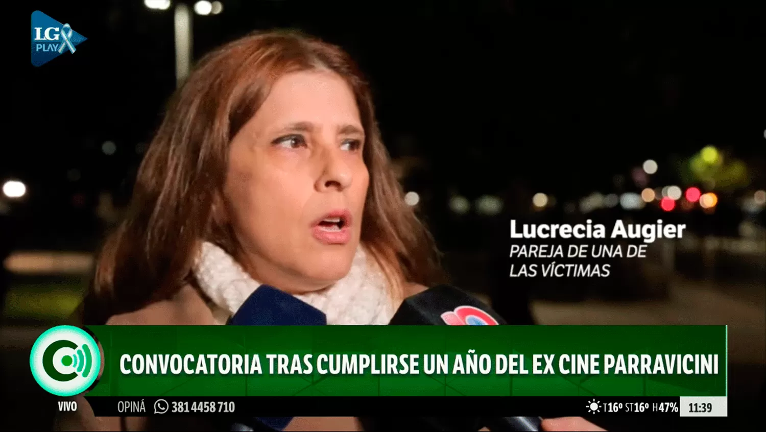 Familiares piden justicia tras cumplirse un año de la tragedia del Parravicini