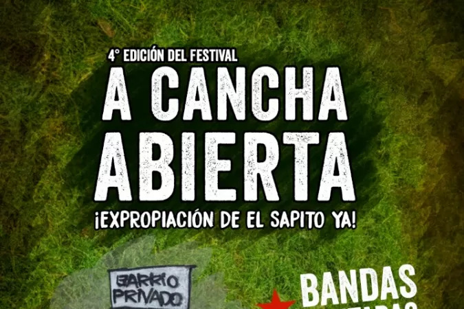 Se viene la cuarta edición del festival “A Cancha Abierta”