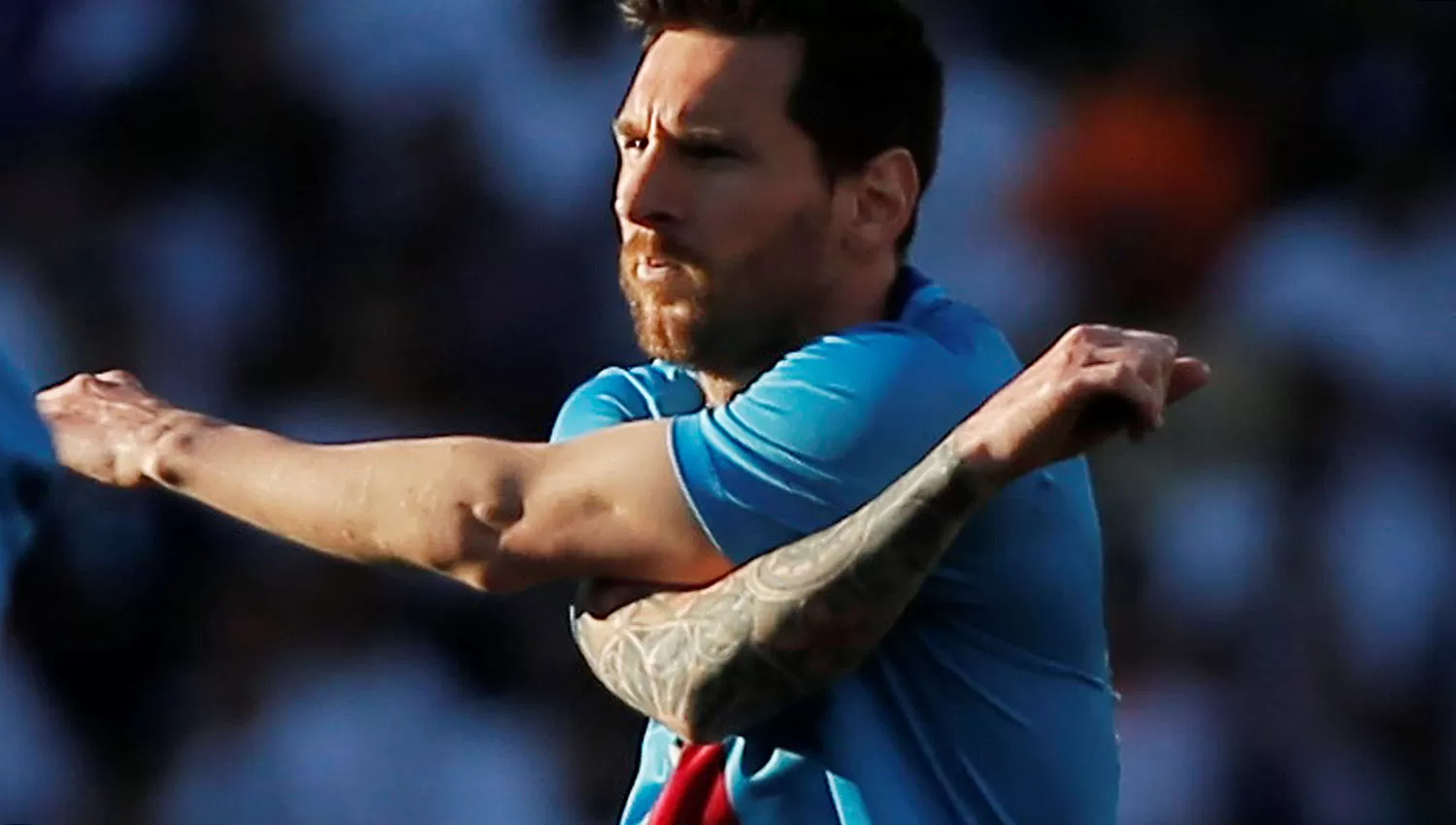 Lionel Messi acaba de ganar otra Bota de oro como máximo goleador de Euopa. (REUTERS)
