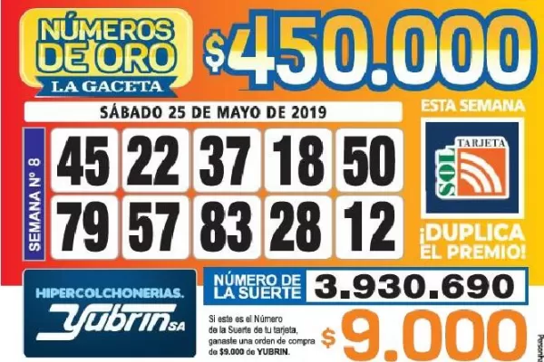 Los Números de Oro de LA GACETA