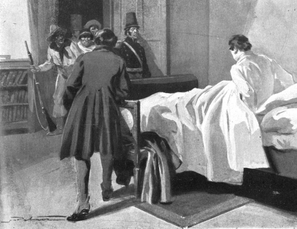 BELGRANO ENFERMO. Los golpistas de 1819 irrumpieron en su casa para arrestarlo, ultraje que el médico impidió. 