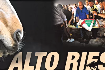 El peso y la velocidad, dos de los peligros que enfrentan los jockeys a diario