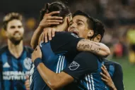 Mirá el primer gol de Favio Álvarez en Los Angeles Galaxy