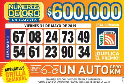 Los Números de Oro de LA GACETA